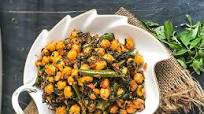Sukhe Methi Chole Recipe Sukhe Methi Chole Recipe