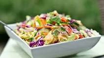 Thai Crunch Salad With Peanut Dressing Thai Crunch Salad With Peanut Dressing
