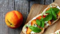 Peach & Arugula Bruschetta Peach & Arugula Bruschetta