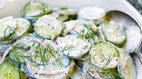 Creamy Cucumber Salad with Yogurt and Dill Creamy Cucumber Salad with Yogurt and Dill