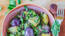 Savory Adzuki beans with scallions Savory Adzuki beans with scallions