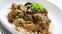 Crock-Pot Skirt Steak with Mushroom Gravy Recipe Crock-Pot Skirt Steak with Mushroom Gravy Recipe