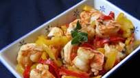 Shrimp With Red and Yellow Peppers Shrimp With Red and Yellow Peppers