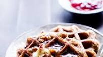 Banana-Pecan Oat Waffles Banana-Pecan Oat Waffles
