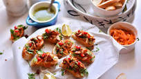 Tandoori Chicken Crostini Recipe Tandoori Chicken Crostini Recipe