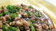 Homemade silky seaweed egg tofu with minced chicken oyster sauce Homemade silky seaweed egg tofu with minced chicken oyster sauce