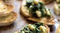 Tuscan Kale & White Bean Bruschetta Tuscan Kale & White Bean Bruschetta