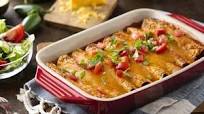 Chicken & Refried Bean Enchiladas Chicken & Refried Bean Enchiladas