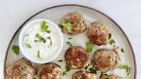 Lamb Meatballs with Tzatziki Lamb Meatballs with Tzatziki