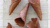 Homemade Chocolate Waffle Cones Homemade Chocolate Waffle Cones