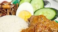 Nasi Lemak With Curry Chicken Nasi Lemak With Curry Chicken