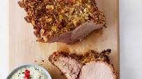 Potato-Crusted Pork Chops with Pesto Sauce Potato-Crusted Pork Chops with Pesto Sauce