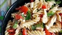 Cold Chicken Caprese Pasta Salad Cold Chicken Caprese Pasta Salad