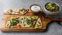 Greek Chicken Flatbread Greek Chicken Flatbread