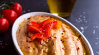 Roasted Red Pepper Hummus Recipe Roasted Red Pepper Hummus Recipe