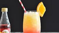 Coconut Rum Sunrise Cocktail Coconut Rum Sunrise Cocktail