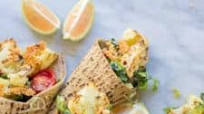 Crispy Cauliflower Caesar Wraps Crispy Cauliflower Caesar Wraps
