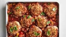 Sheet-Pan Mushroom Parmigiana Sheet-Pan Mushroom Parmigiana
