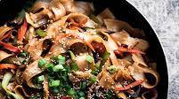 Noodle Stir Fry With Bok Choy, Mushrooms And Peppers Noodle Stir Fry With Bok Choy, Mushrooms And Peppers