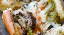 Philly Cheese Steak Cheesy Bread Philly Cheese Steak Cheesy Bread