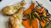 Ninja Foodi Chicken Legs with Vegetables (Air Fryer) Ninja Foodi Chicken Legs with Vegetables (Air Fryer)
