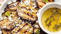Grilled Eggplant with Garlic Vinaigrette Grilled Eggplant with Garlic Vinaigrette