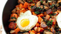 Sweet Potato and Chicken Sausage Hash with Swiss Chard Sweet Potato and Chicken Sausage Hash with Swiss Chard