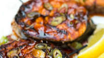 Grilled Salmon Steak Medallions Recipe Grilled Salmon Steak Medallions Recipe