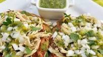 Chicken Verde Tostadas Chicken Verde Tostadas