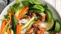Vietnamese Noodle Bowl with Chicken Vietnamese Noodle Bowl with Chicken