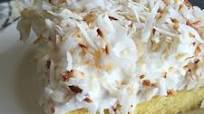 Coconut Pudding Poke Cake Coconut Pudding Poke Cake