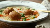 Meatball Soup with Alphabet Pasta Meatball Soup with Alphabet Pasta