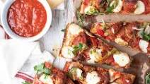 Meatball Ciabatta Bread Pizza Meatball Ciabatta Bread Pizza