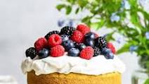 Gluten Free Vegan Vanilla Cake with Summer Berries Gluten Free Vegan Vanilla Cake with Summer Berries