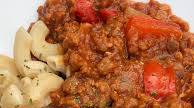 Pasta with Vegetarian Meat Sauce Pasta with Vegetarian Meat Sauce
