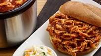 Slow Cooker Pulled Chicken BBQ with Homemade BBQ Sauce Slow Cooker Pulled Chicken BBQ with Homemade BBQ Sauce