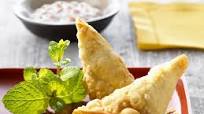 Lamb Samosas with Raita Lamb Samosas with Raita