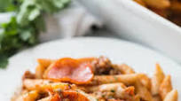 Easy Pizza Pasta Bake Easy Pizza Pasta Bake