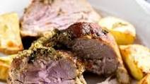 Pesto Garlic Rubbed Roasted Pork Sirloin Pesto Garlic Rubbed Roasted Pork Sirloin