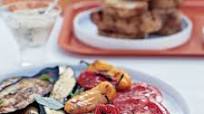 Grilled Antipasto with Garlicky Bean Dip Grilled Antipasto with Garlicky Bean Dip