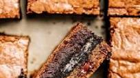 Cookie Dough Oreo Brownies Cookie Dough Oreo Brownies