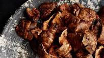 Jerusalem artichoke, coffee and porcini Jerusalem artichoke, coffee and porcini