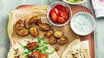 Indian koftas with mint yogurt & flatbreads Indian koftas with mint yogurt & flatbreads