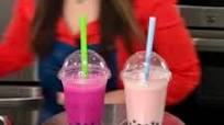 Boba Fruit Smoothies - Dragon Fruit and Strawberry Flavor Boba Fruit Smoothies - Dragon Fruit and Strawberry Flavor