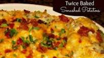 Twice Baked Smashed Potatoes Twice Baked Smashed Potatoes