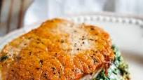 Spinach Stuffed Pork Chops Spinach Stuffed Pork Chops