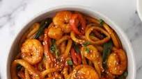Seafood Udon Stir Fry Seafood Udon Stir Fry