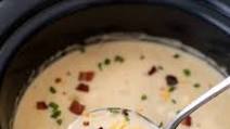 Skinny Slow Cooker Potato Soup Skinny Slow Cooker Potato Soup