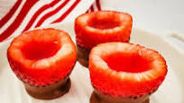 Chocolate Covered Strawberry Jello Shots Chocolate Covered Strawberry Jello Shots