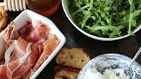 Whipped Goat Cheese Crostini with Prosciutto, Arugula & Honey Whipped Goat Cheese Crostini with Prosciutto, Arugula & Honey